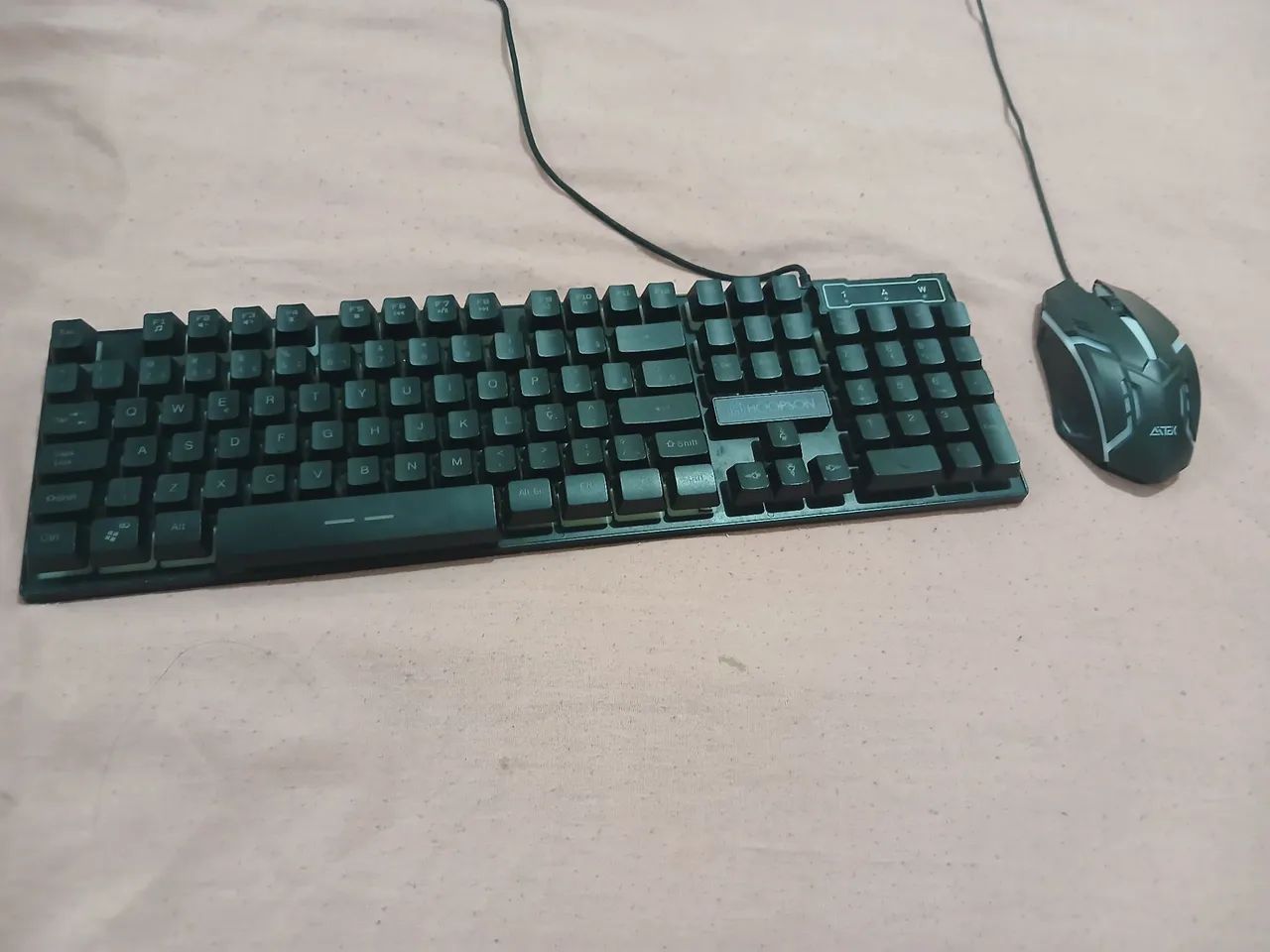Kit iniciante teclado mouse e mousepad - Foto 2