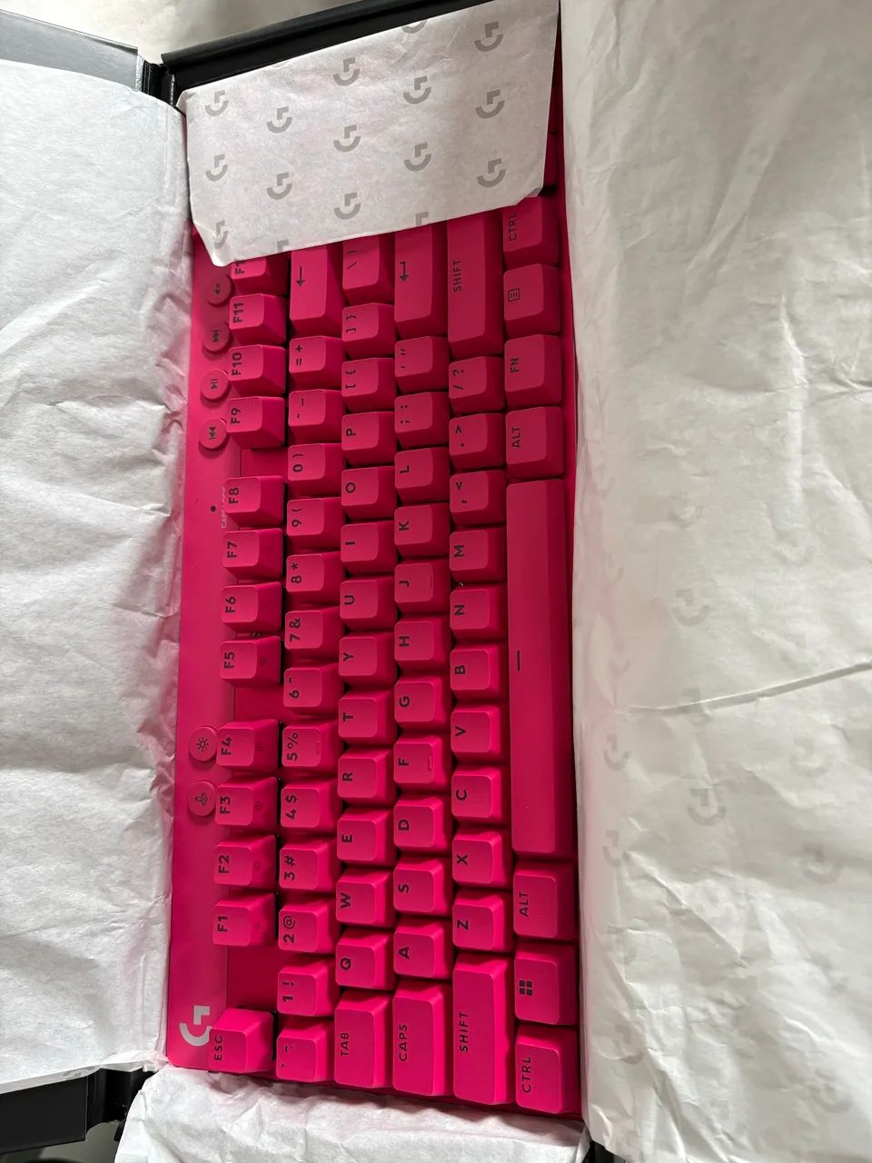 Teclado Logitech pro x tkl rapid rosa - Foto 3