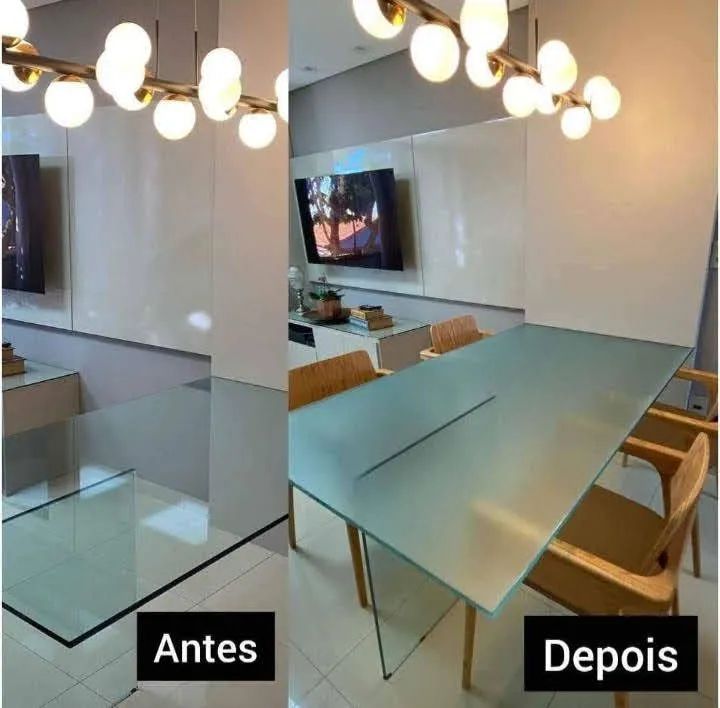 Película para Mesa de Vidro - Proteção e Sofisticação - Foto 4