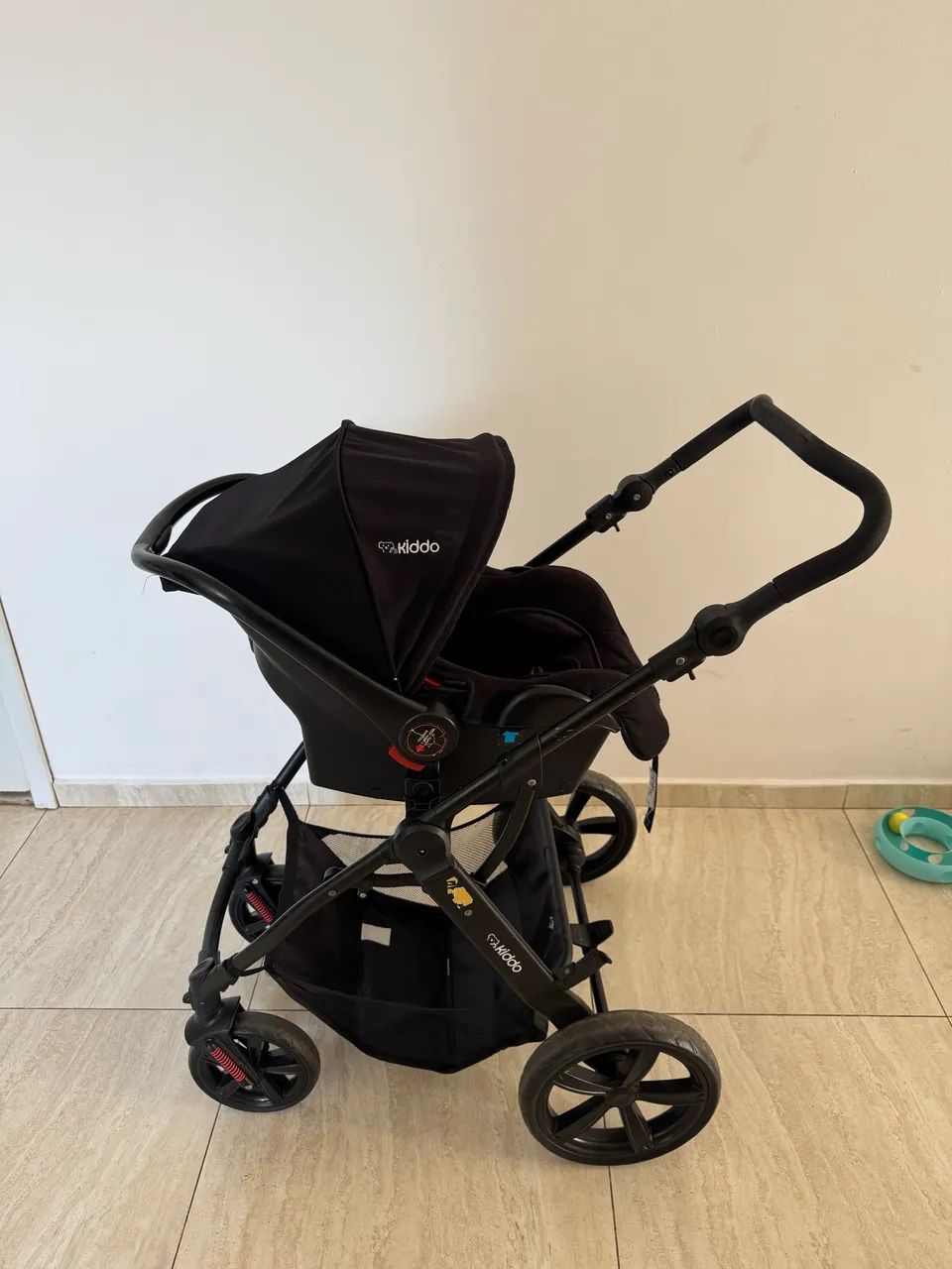 Carrinho de bebê Moisés + Cadeirinha Kiddo - Foto 2