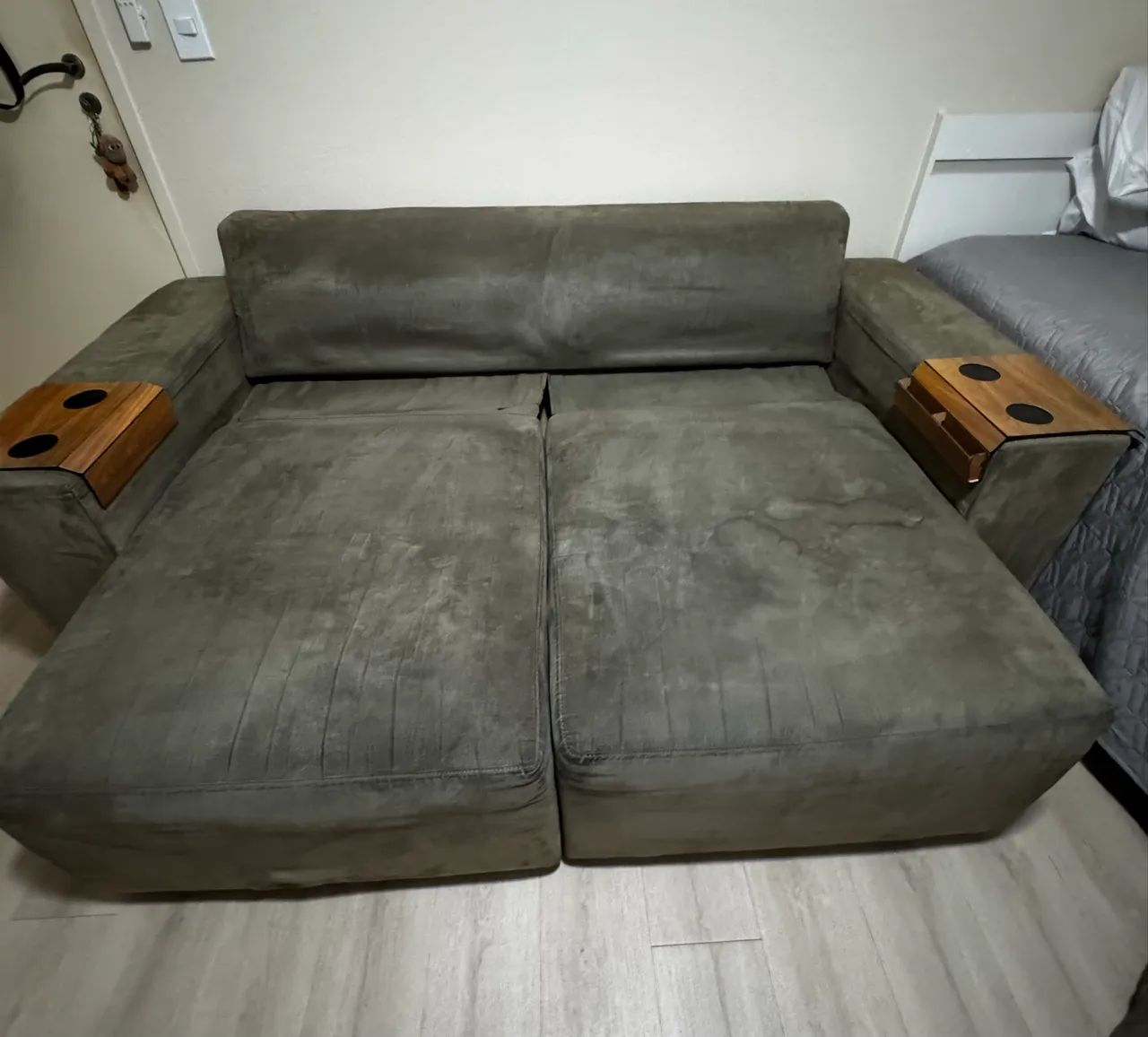 Sofá Retrátil - Bom estado - Foto 3