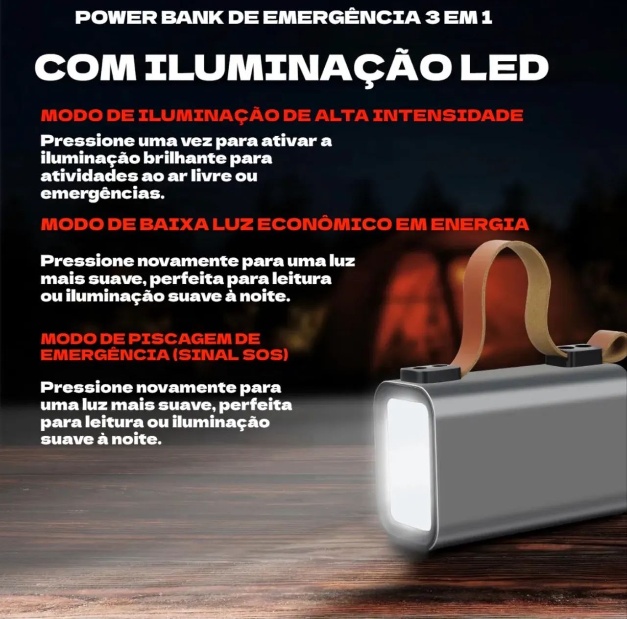 Carregador Power Bank 30.000mah Portatil Starlink 100w  - Foto 4