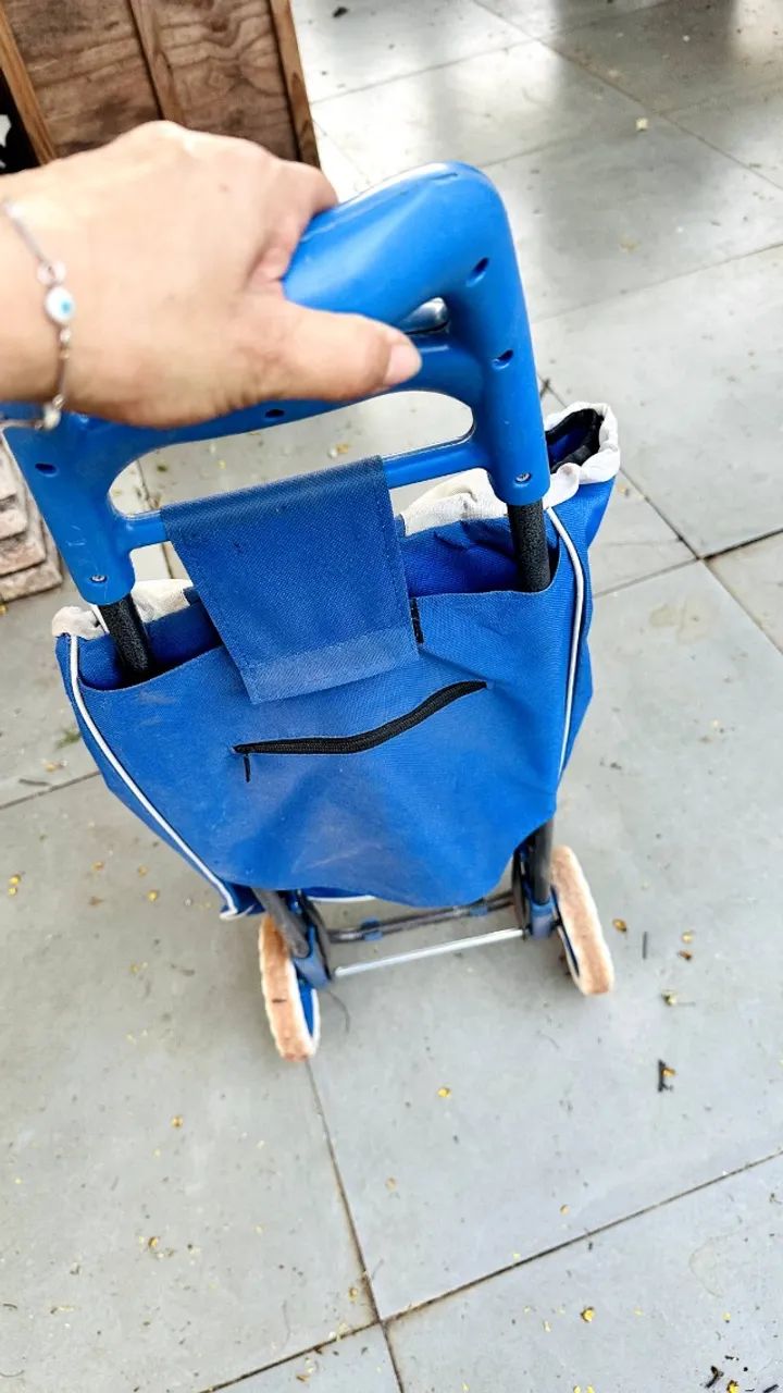 Carrinho de Feira com Rodinhas - Prático e Resistente - Foto 2