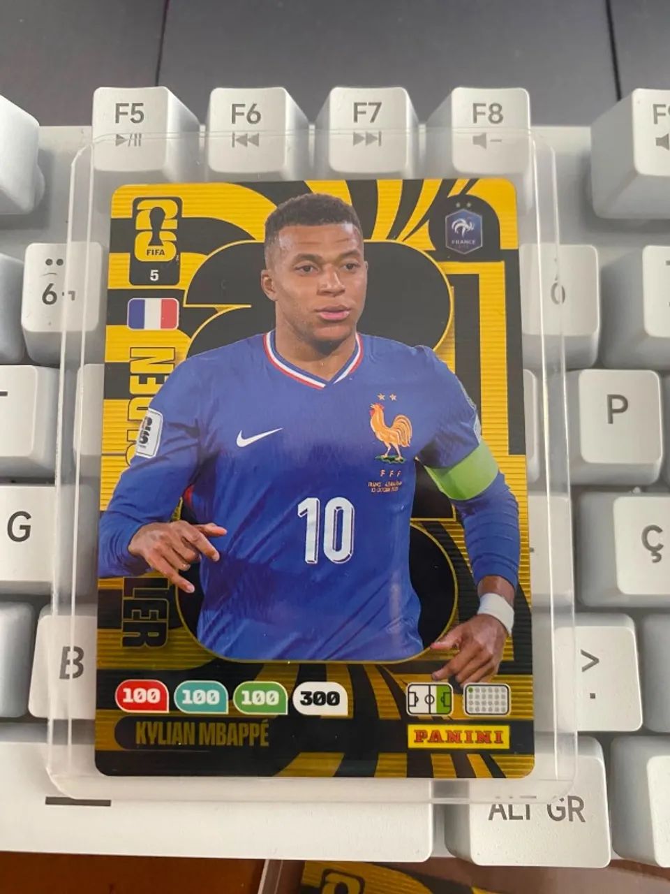 CARTA GOLDEN BALLER MBAPPE