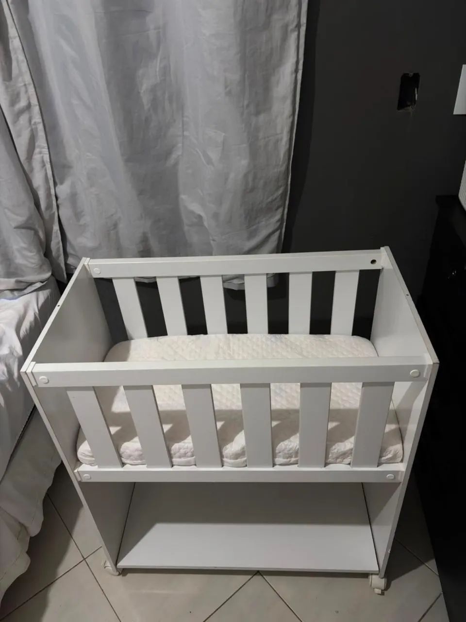 Mini Berço 100% MDF c/ colchão 
