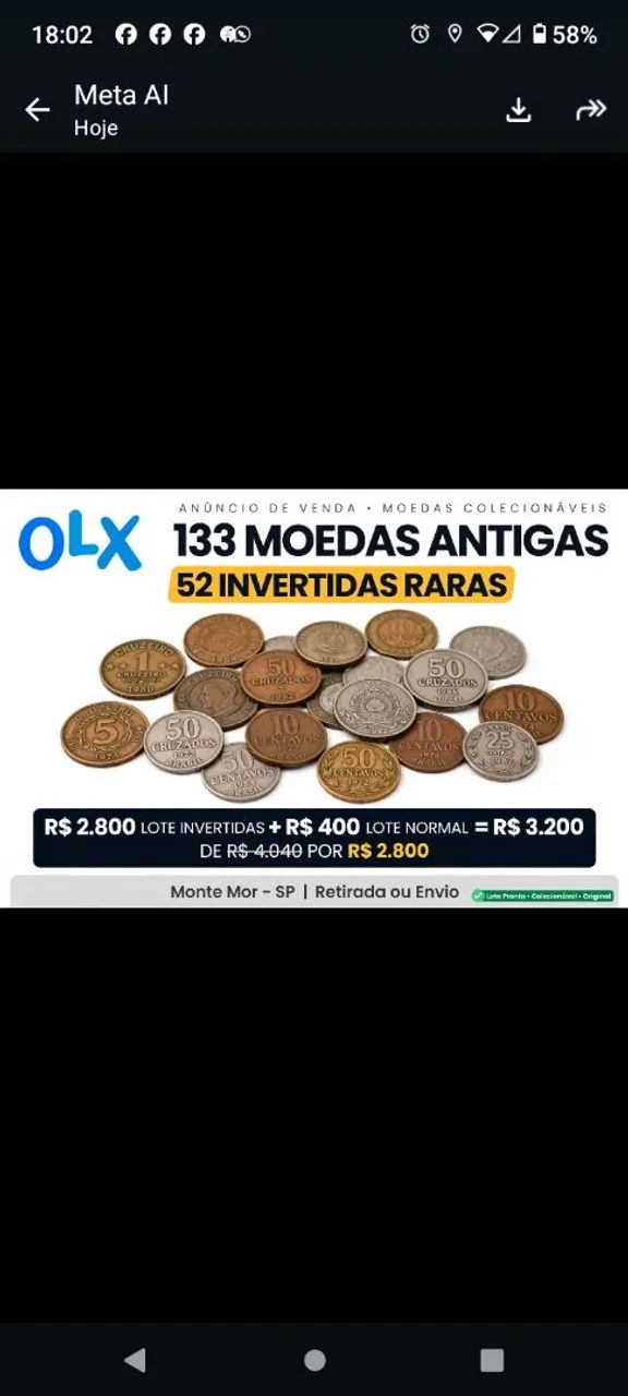 Moedas raras e antigas 