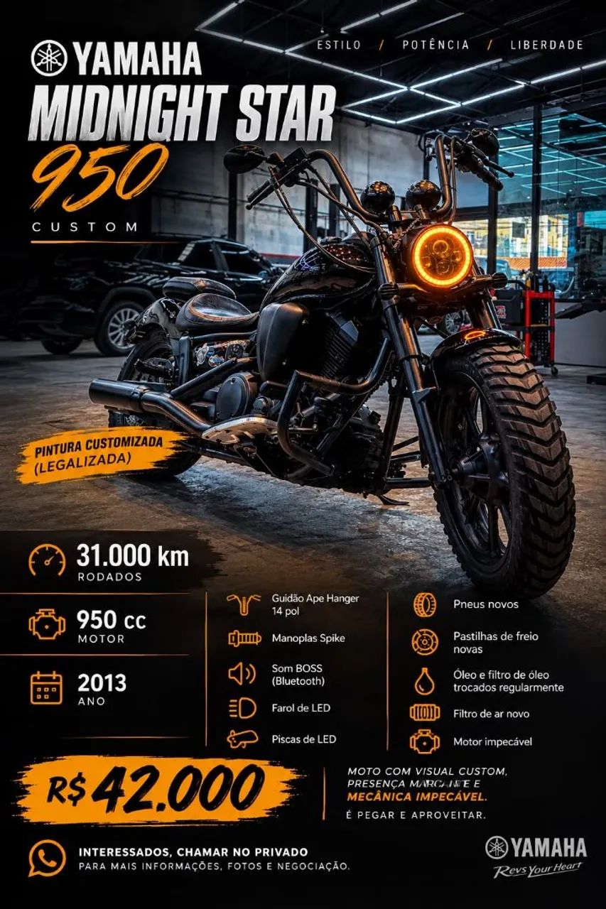 YAMAHA MINDNIGHT STAR