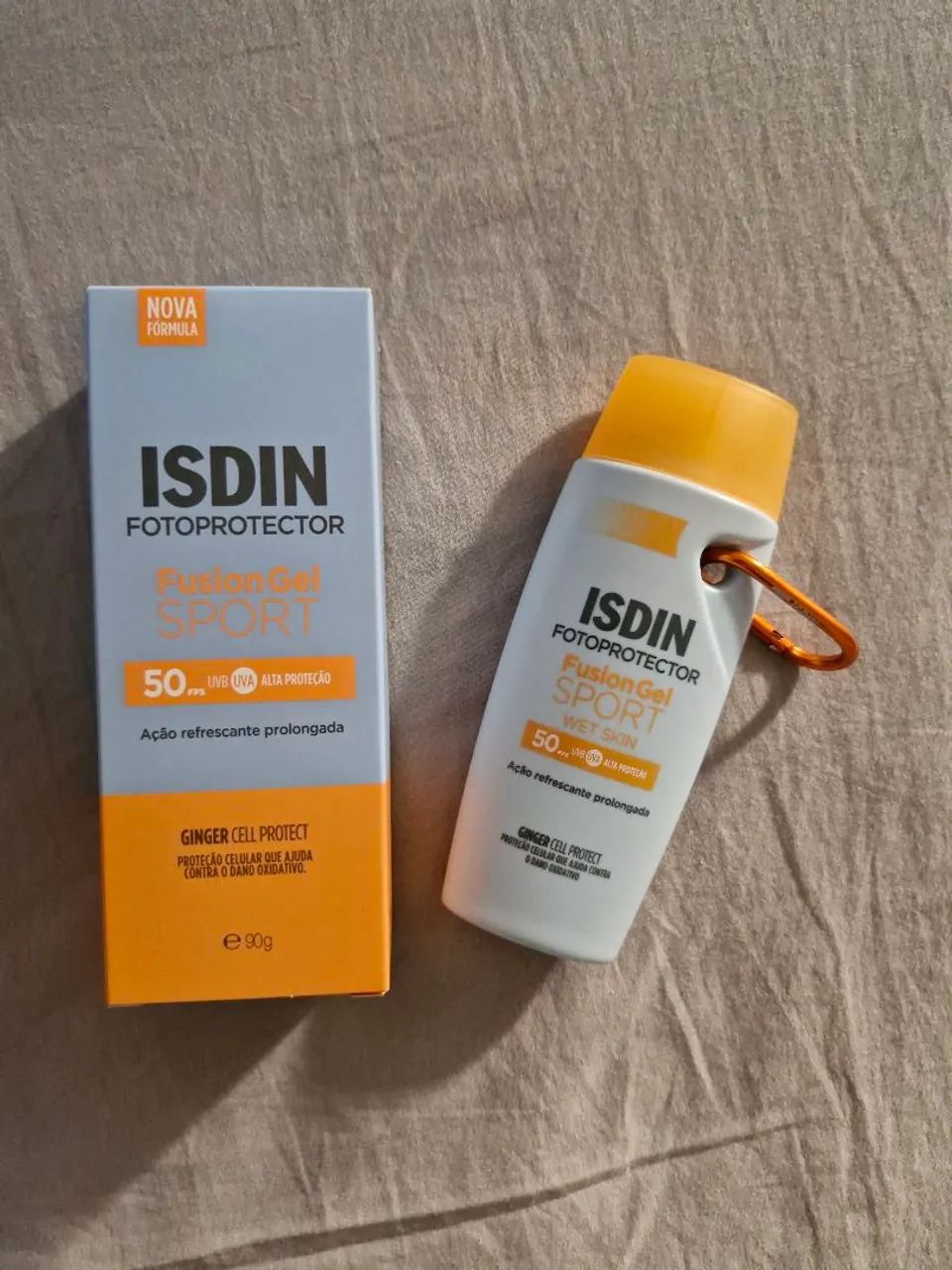 Protetor solar em gel Isdin sport 