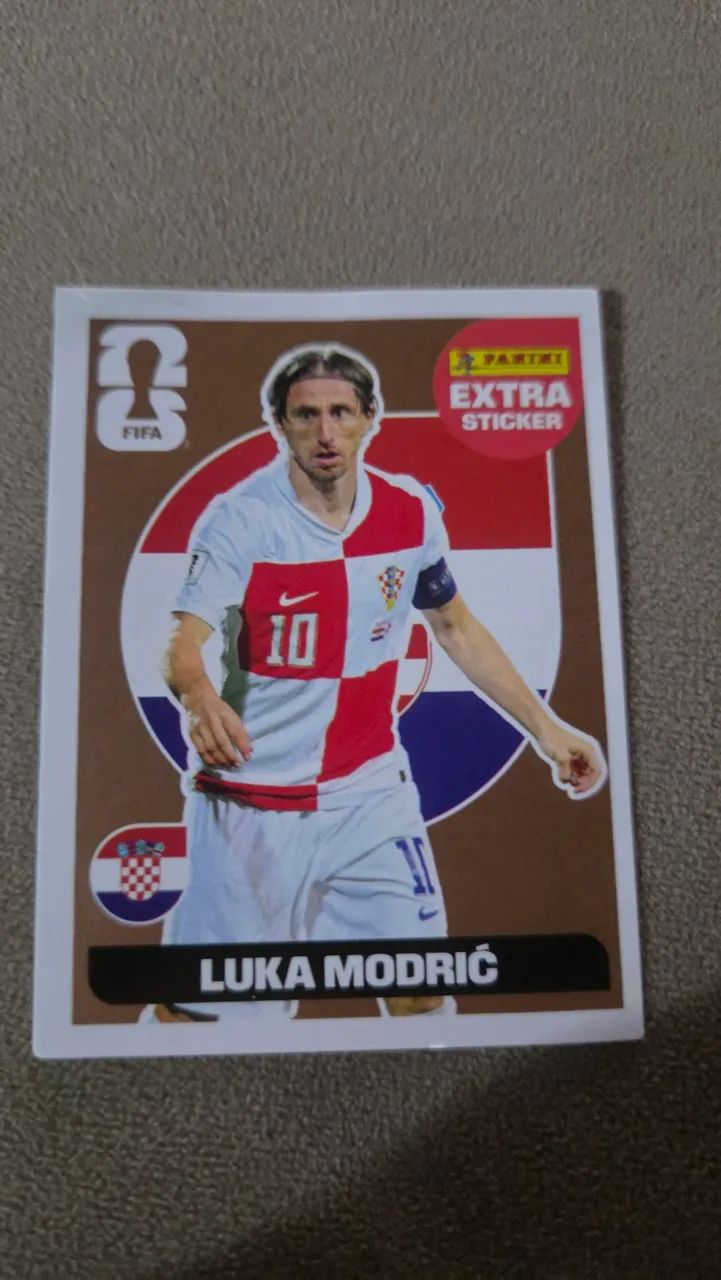 Figurinha bronze Modric copa 2026