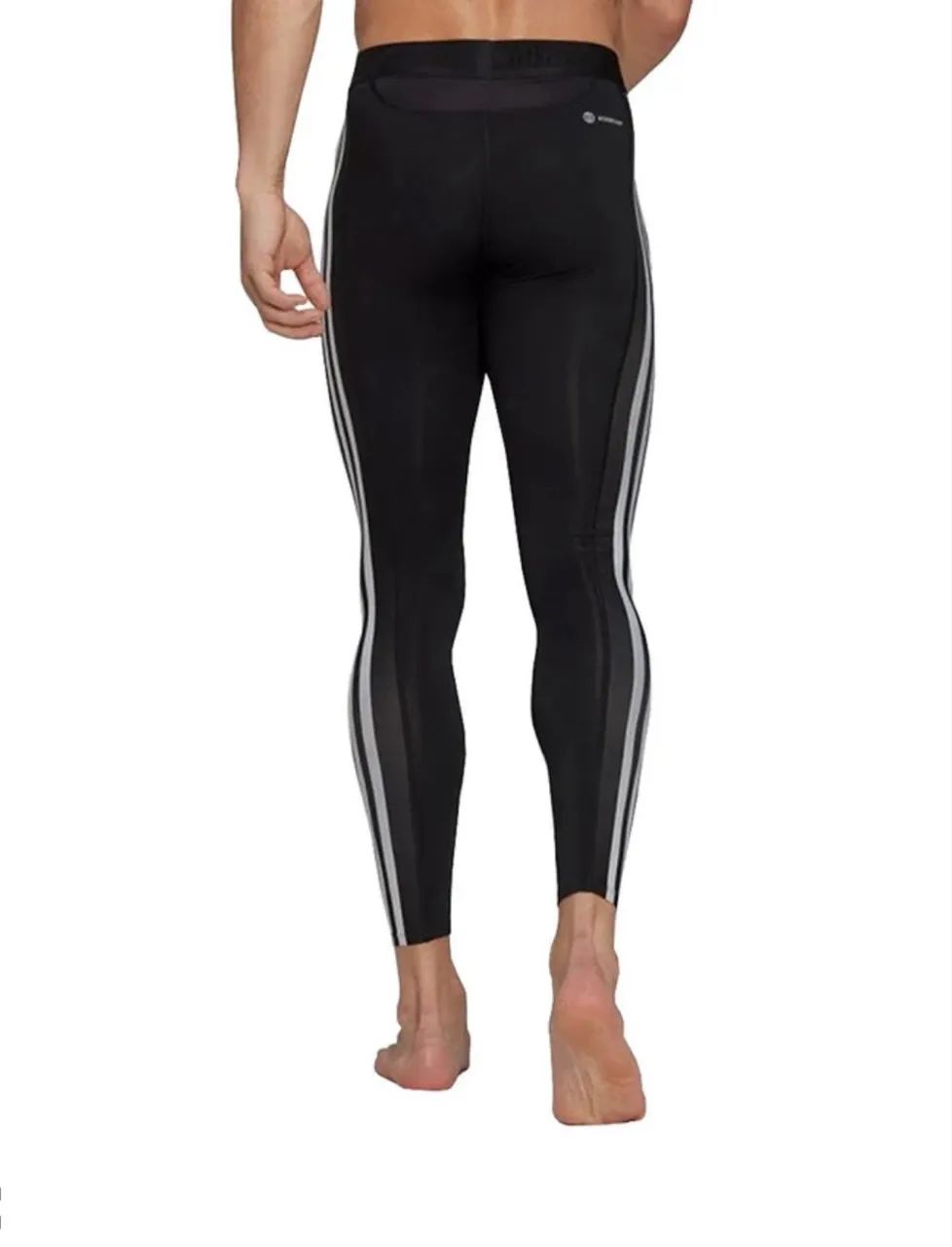 Calça Legging Adidas Techfit 3 Listras Compressão  - Foto 5
