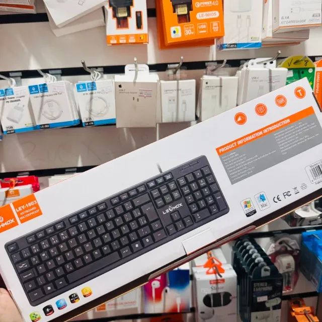 Teclado com Fio Lehmox preto - Foto 3