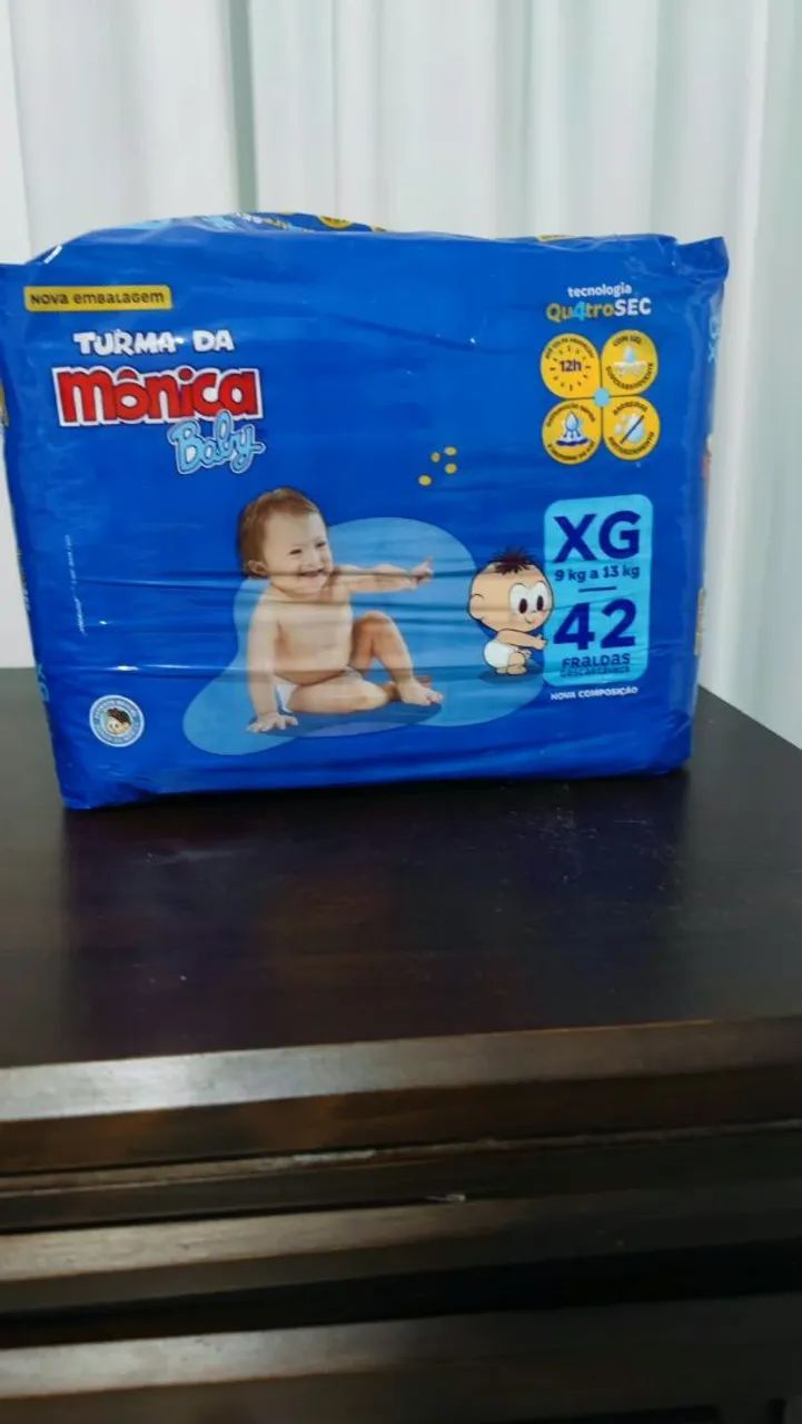 Fralda turma da Monica XG