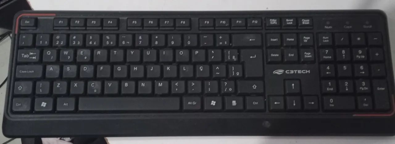 Teclado sem fio para PC e notebook