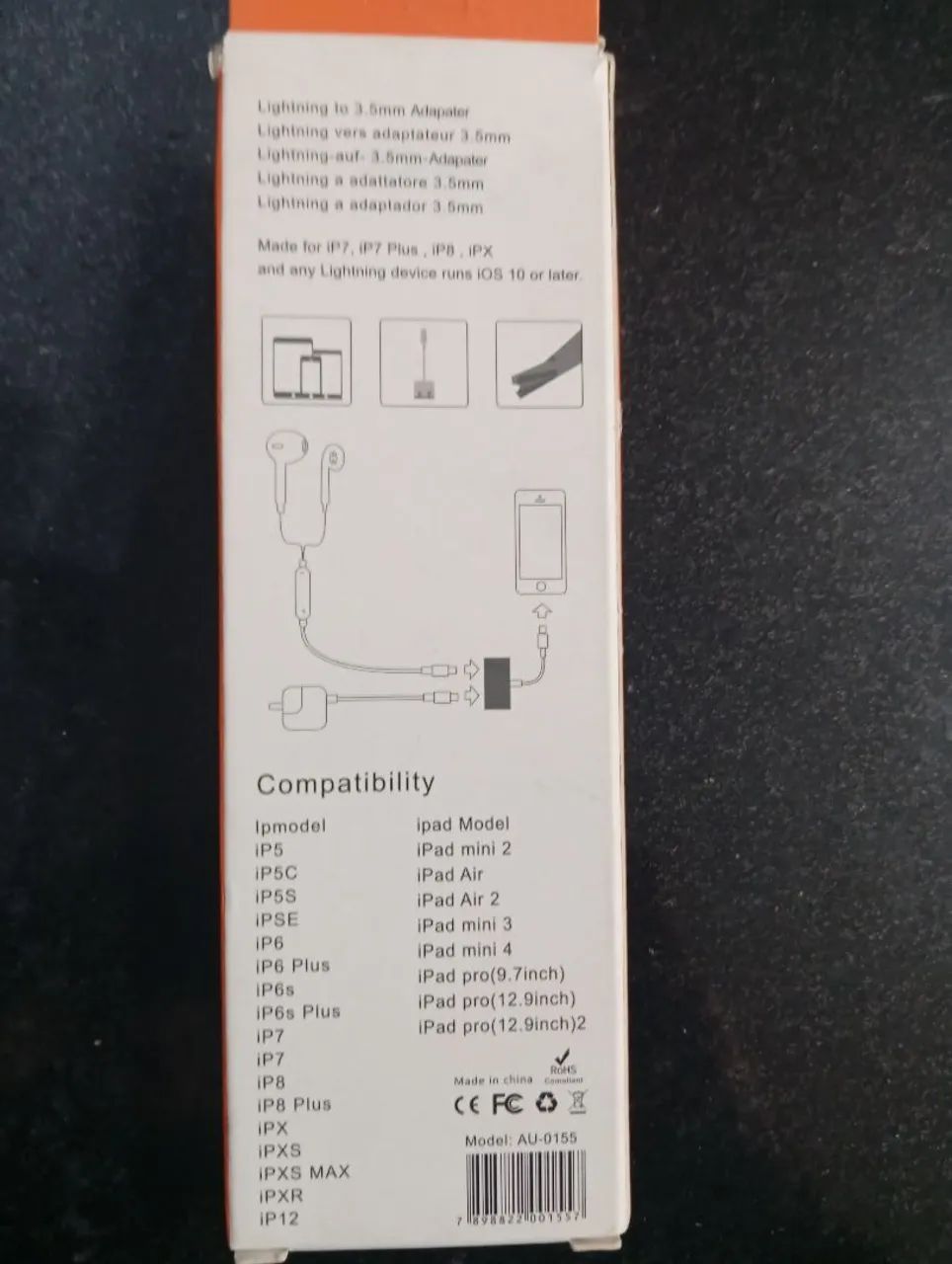 Adaptador 2x1 para iPhone com áudio. - Foto 5