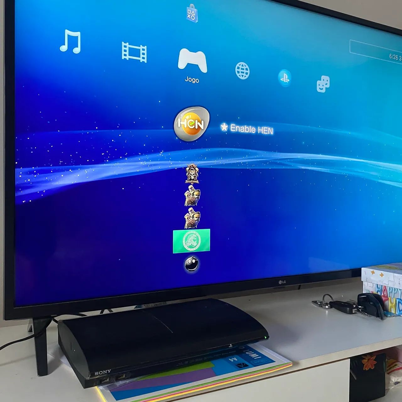 Ps3 com Jogos e Lojas/Entrega Grátis  - Foto 4
