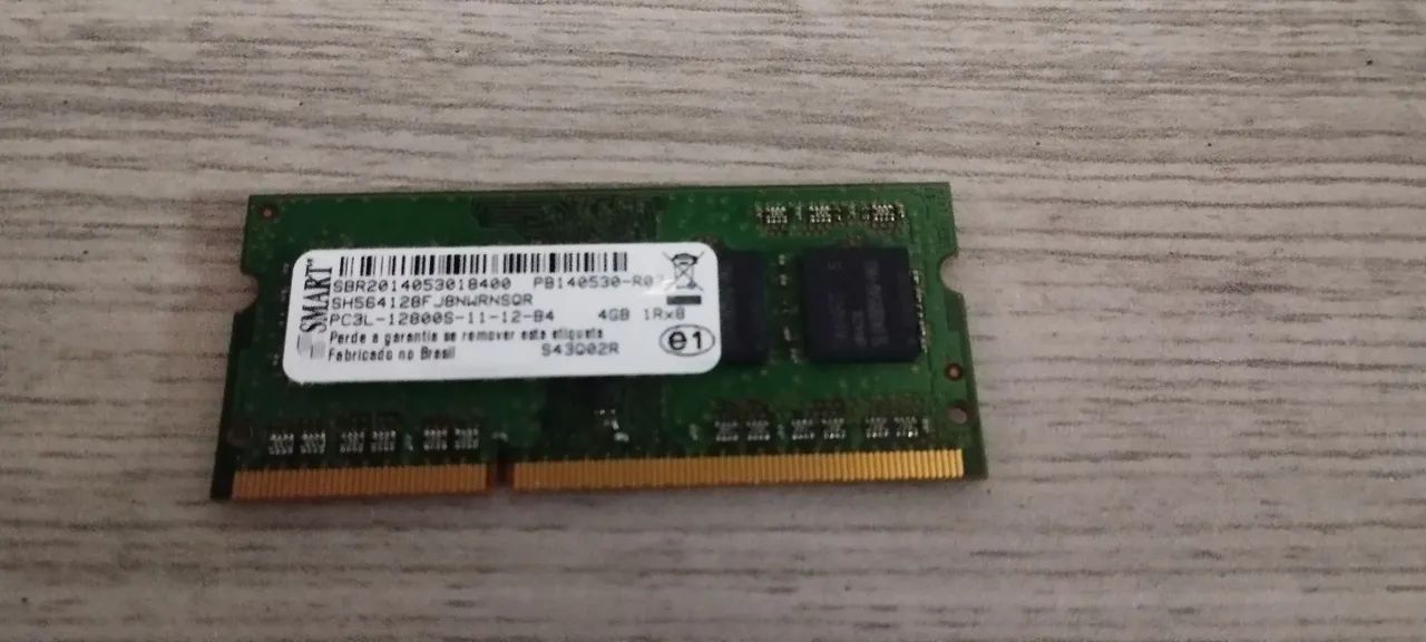 Memória ram notebook DDR3 4gb