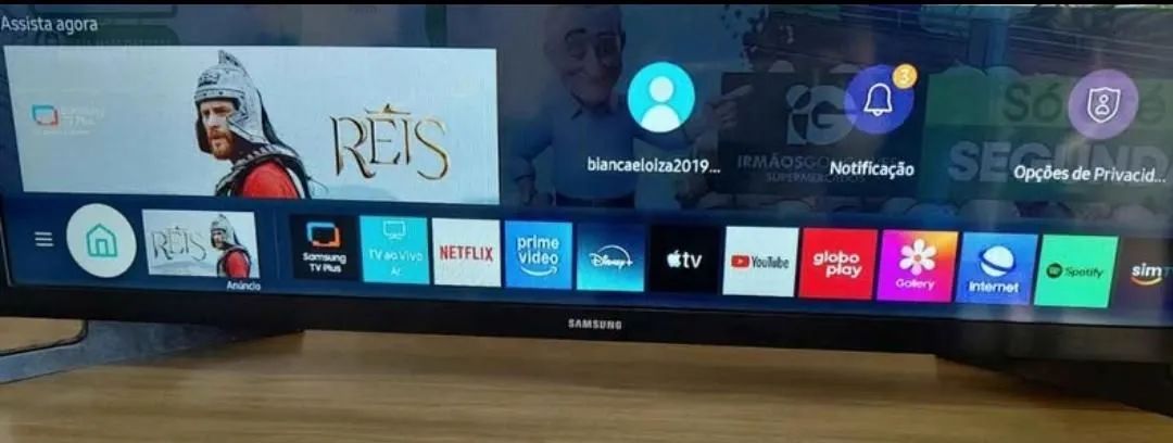 Vendo esta TV Esmart 32 polegadas Samsung tudo perfeito com controle remoto  - Foto 3