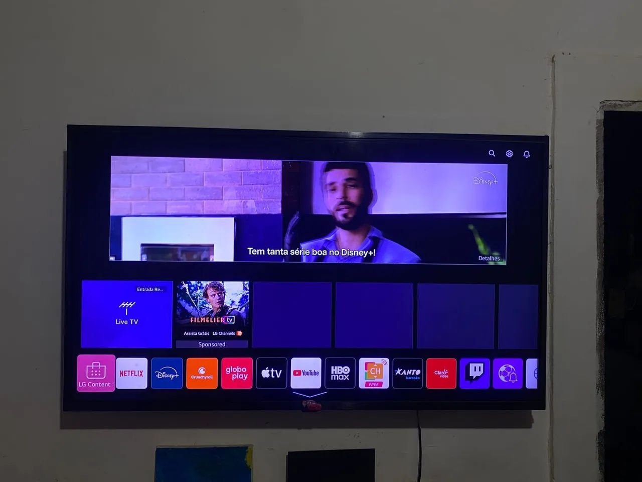 LG tv 43 polegadas  <br>43 polegadas <br>Único dodo