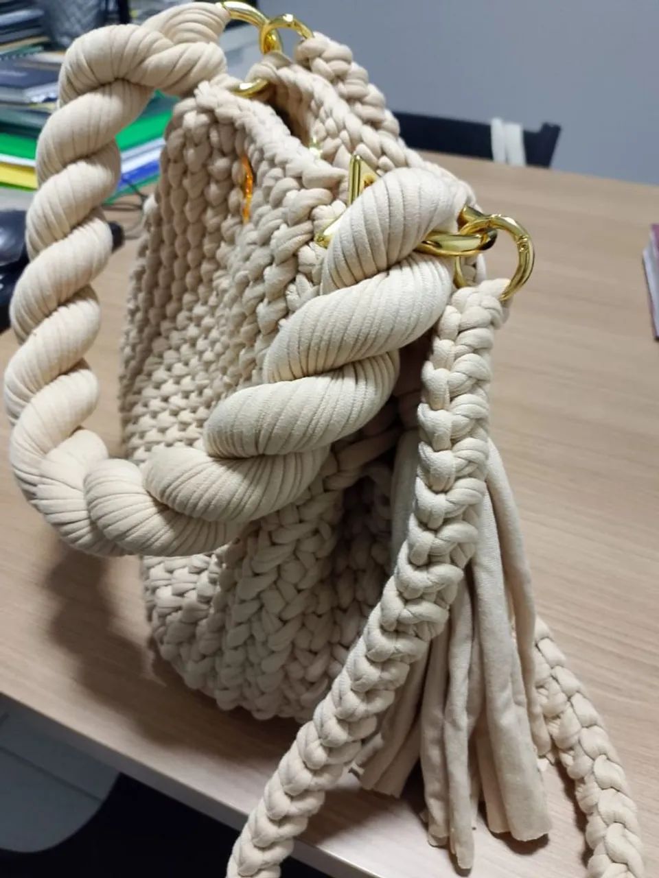Bolsa nova de crochê - Foto 3