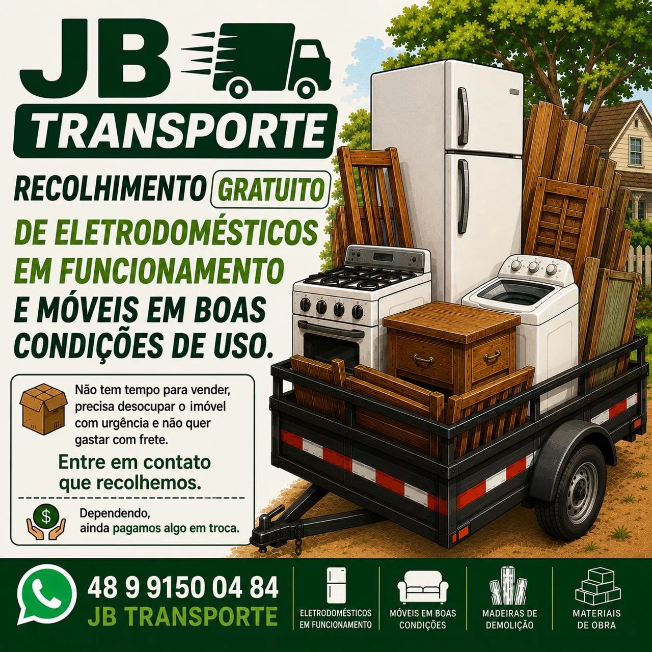Serviços de transporte - doação 