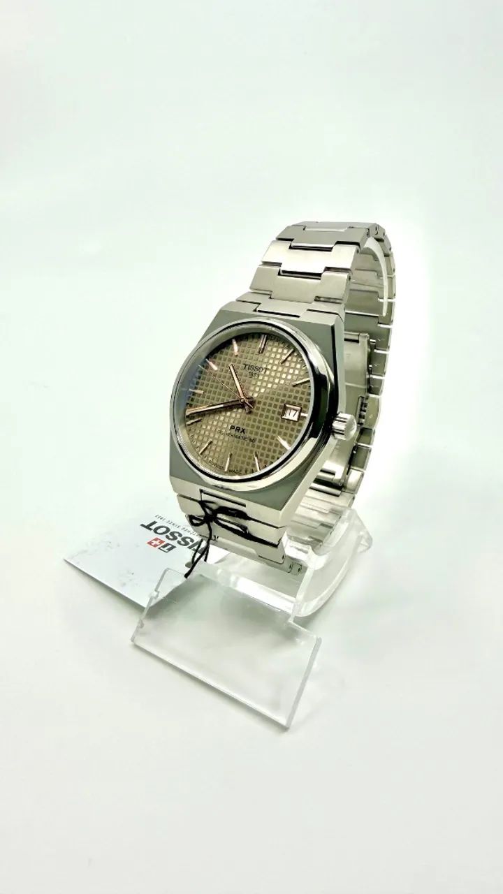 Tissot PRX 38mm Titanium Cinza - Foto 5