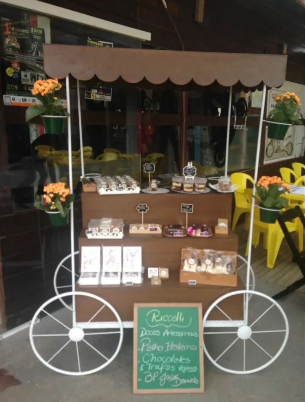 Carrinho gourmet floreira - Foto 2