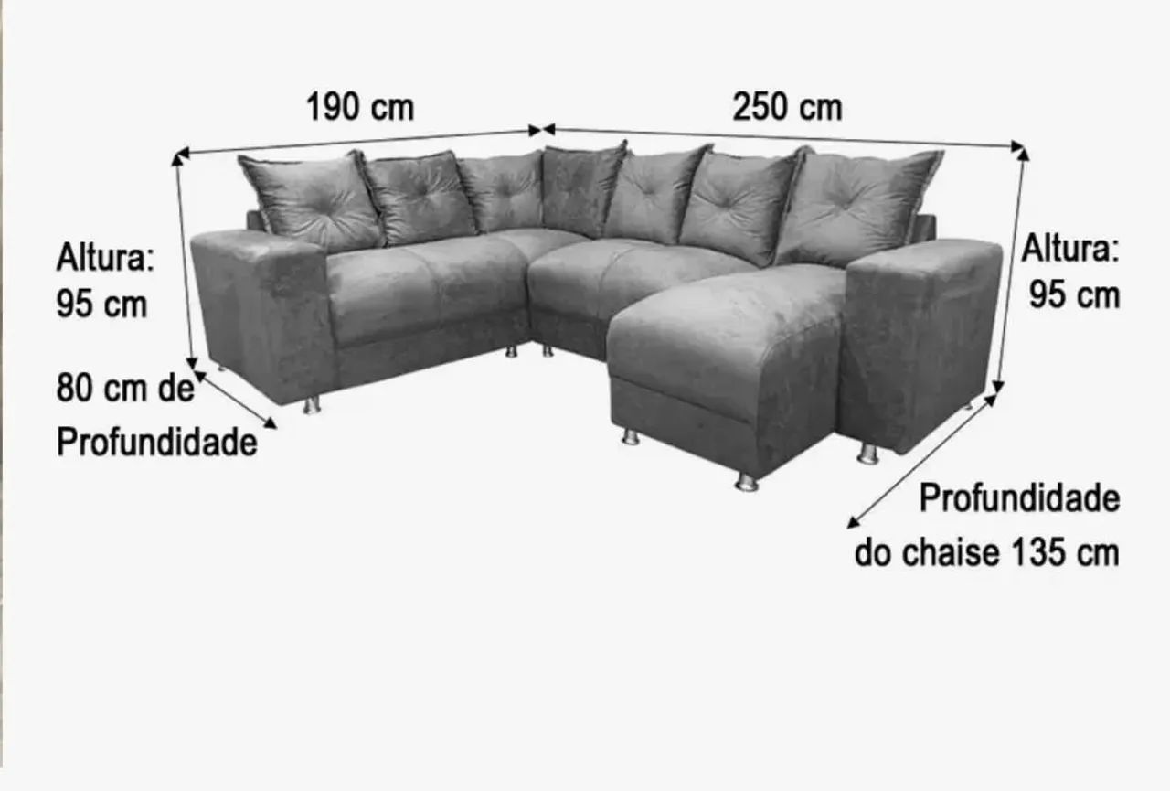 VENDO SOFA DE CANTO SEM USO PRATICAMENTE. - Foto 3