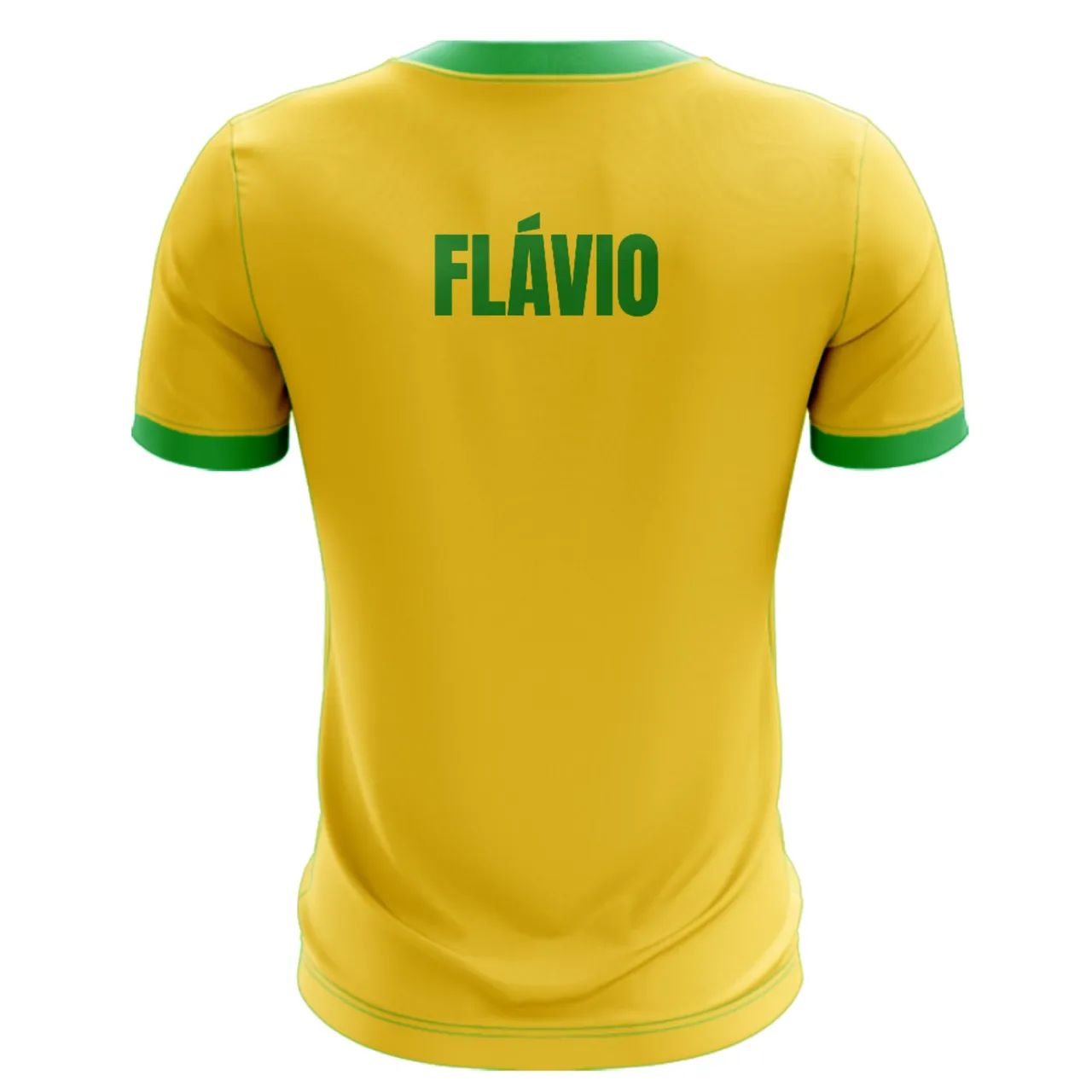 Camiseta Brasil Amarela Personalizada - Foto 3