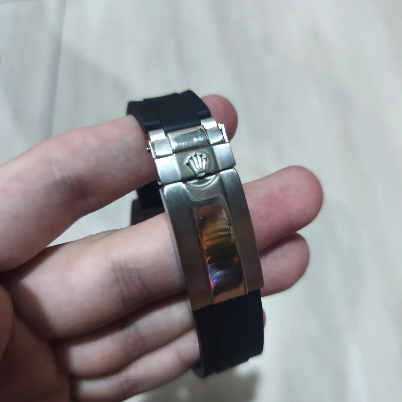 Relógio Rolex Automático 40mm Linha Premium, pulseira silicone  - Foto 5