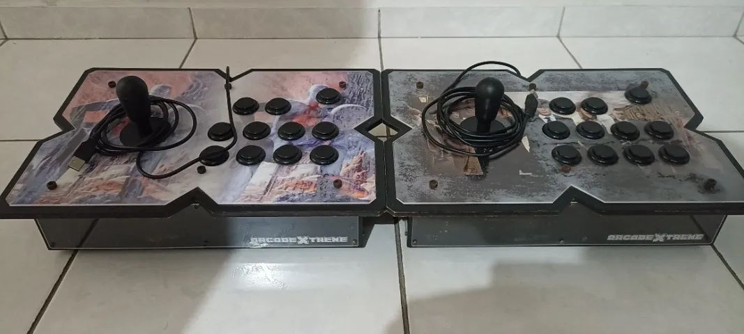 Dois Controles Arcade USB 2m - Foto 4