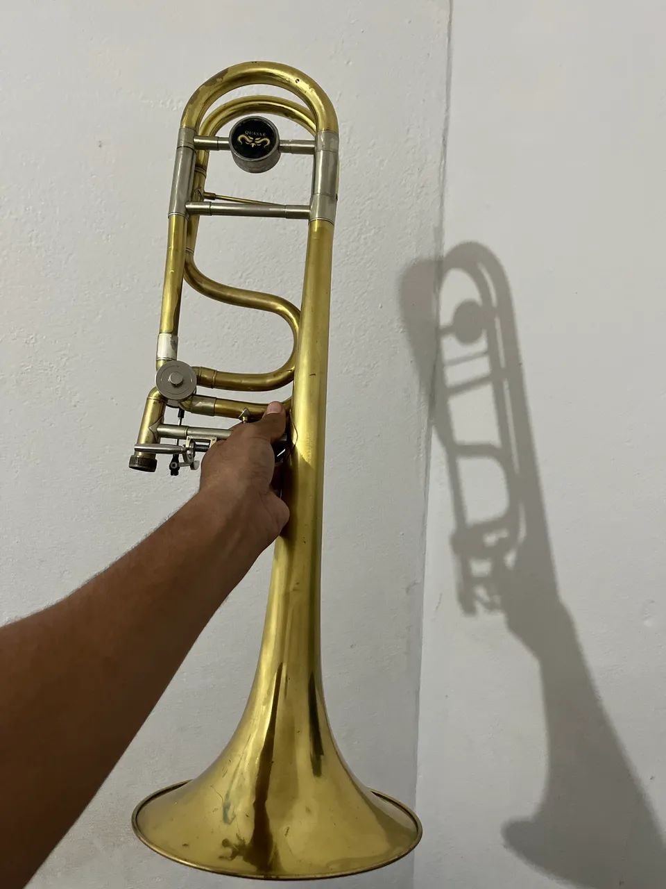 TROMBONE TENOR SIB E FÁ - COM ROTOR - Foto 3
