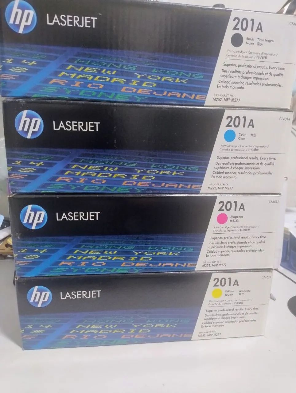 Kit 4 Cartuchos de Toner LaserJet HP-201a