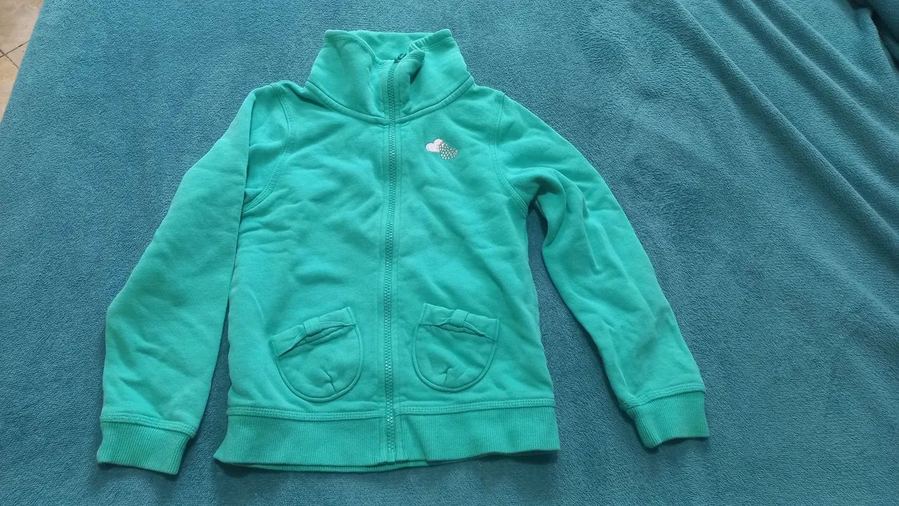 Conjunto de moletom verde infantil - Foto 3