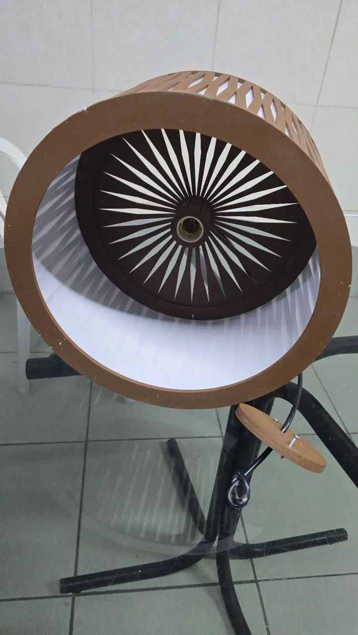 Pendente de luz em MDF - Foto 2