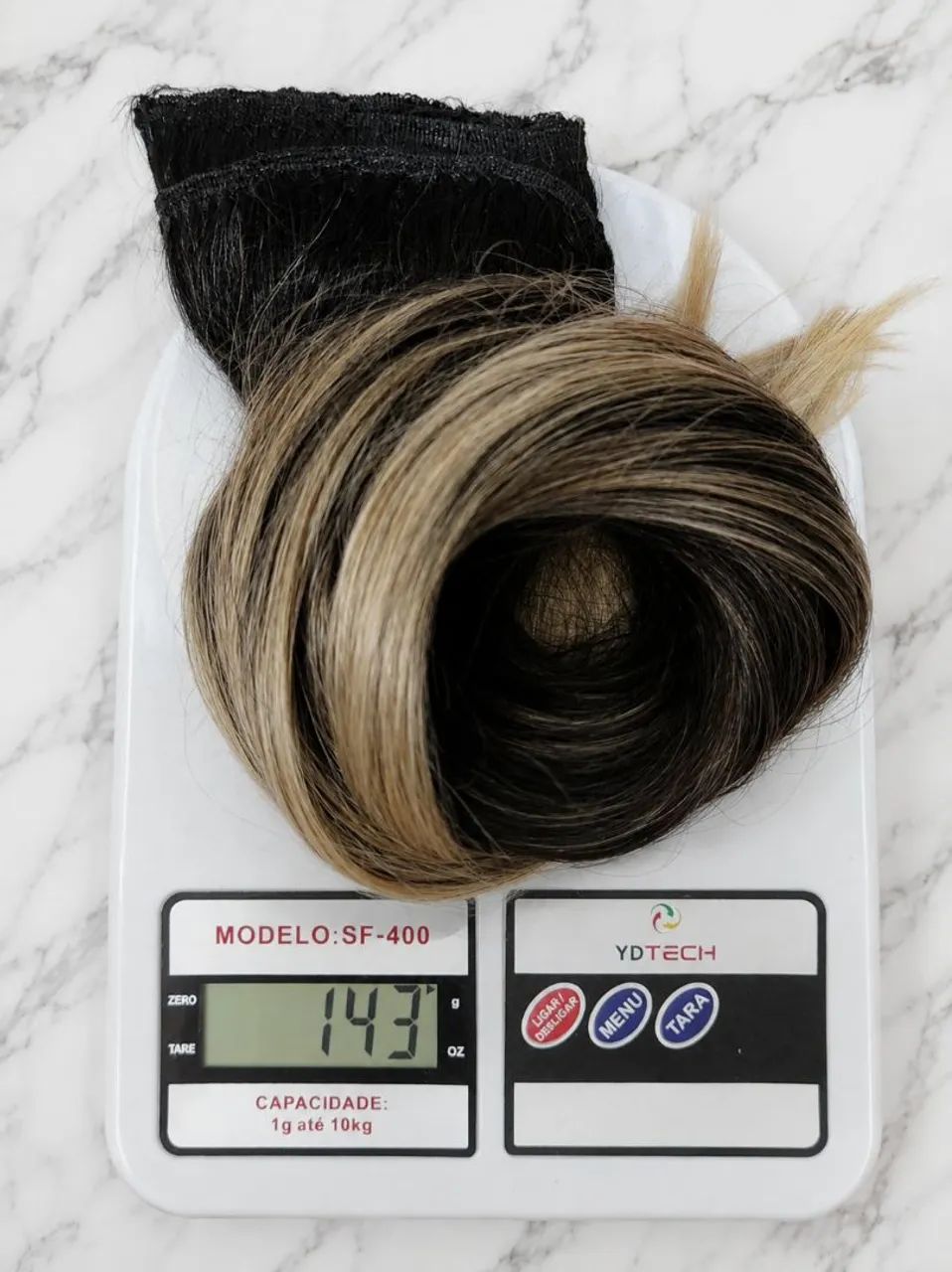 Mega Hair na rede. 