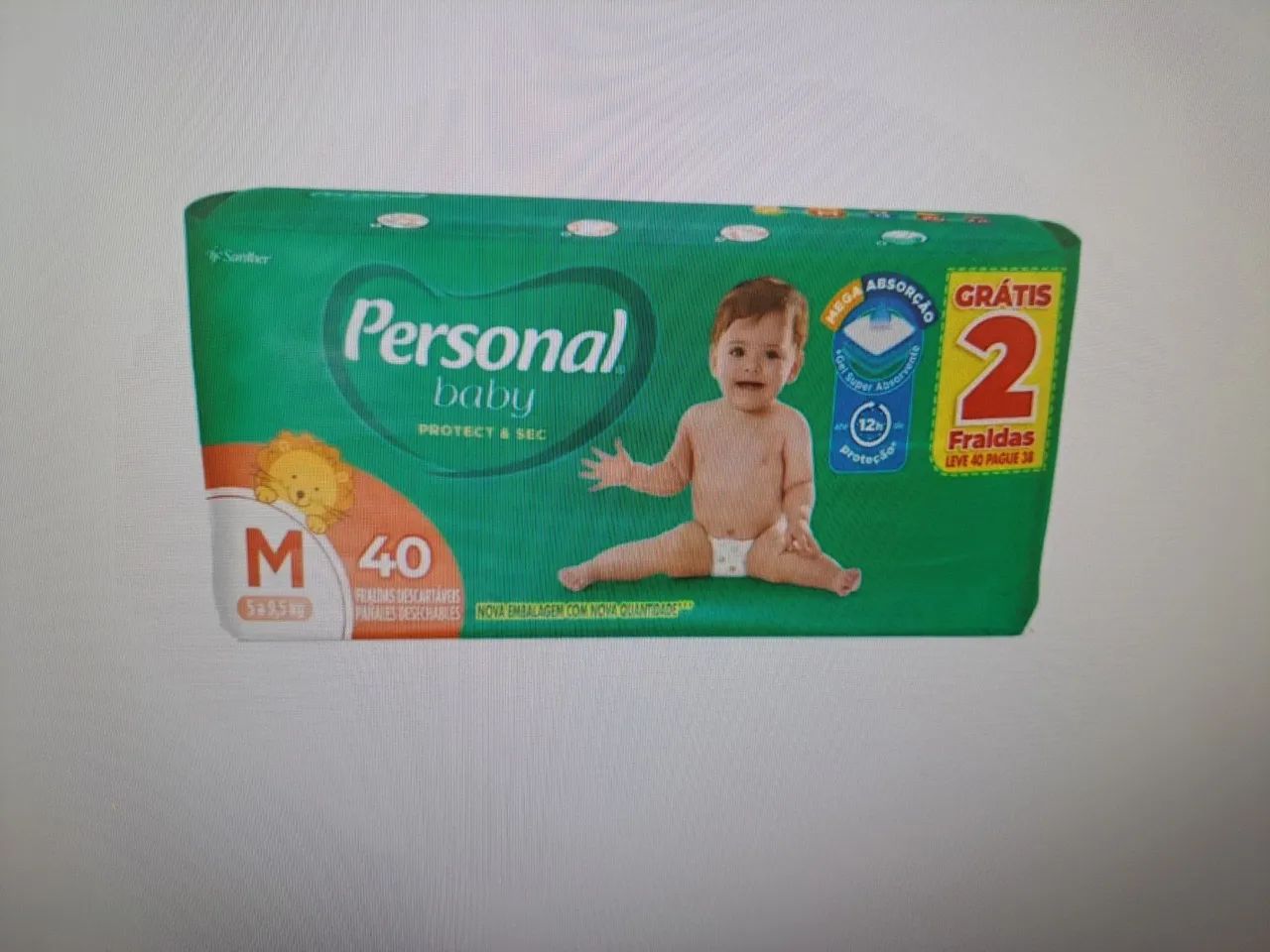 Fralda Personal M 40 unidades