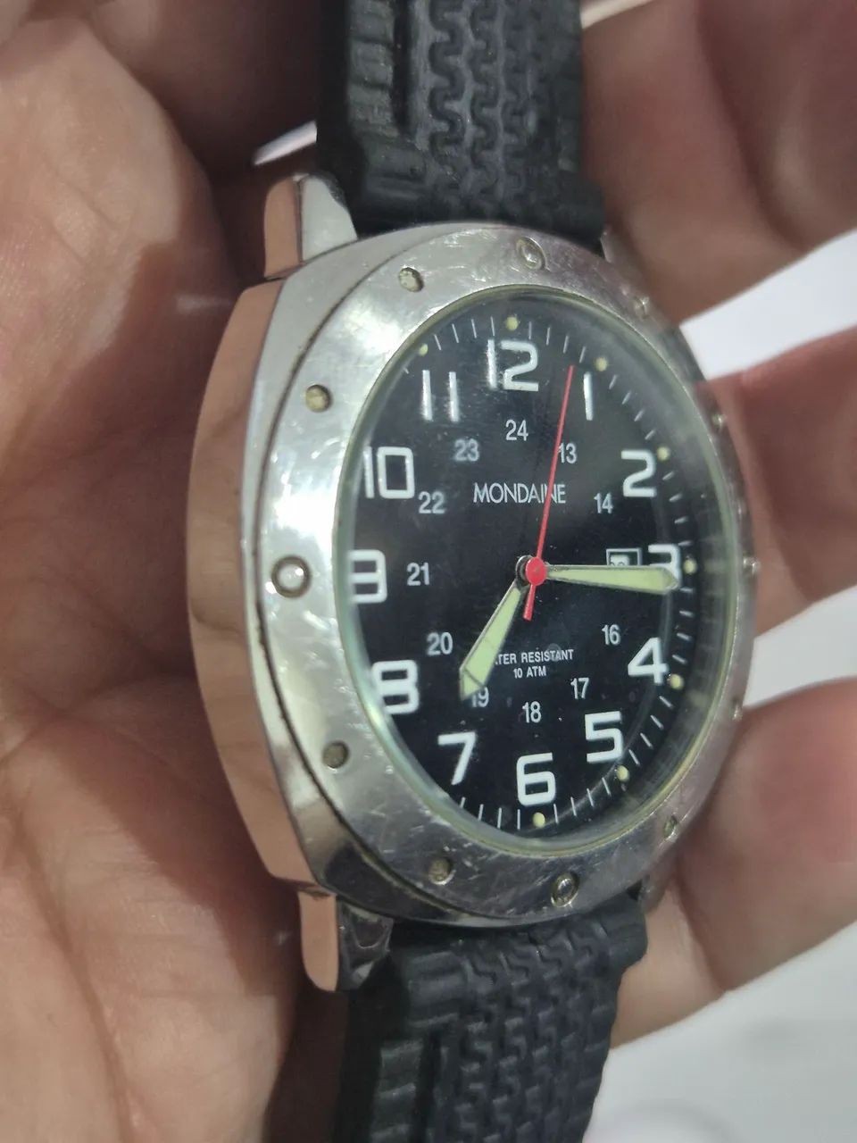 Relógio MONDAINE SPORT À QUARTZ   -   ÓTIMO ESTADO - Foto 5