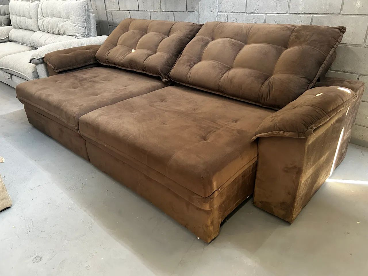 Sofá Retrátil e Reclinável GIGANTE 2.90m ( Direto da Fábrica )  - Foto 3
