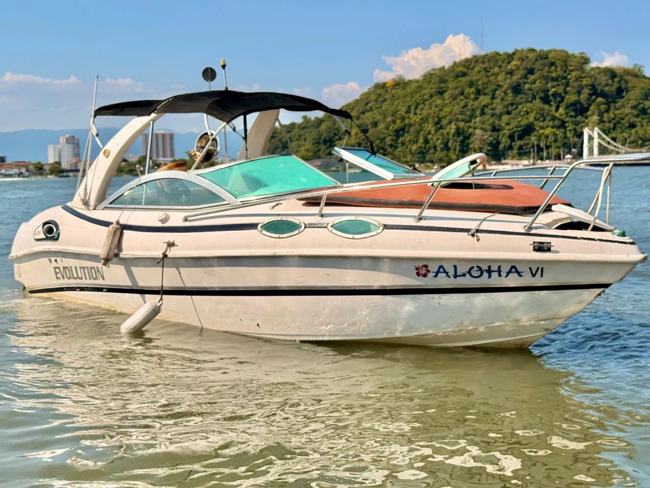LANCHA EVOLUTION 225 CABINADA MERCURY 150HP IMPECÁVEL!!! - Foto 6