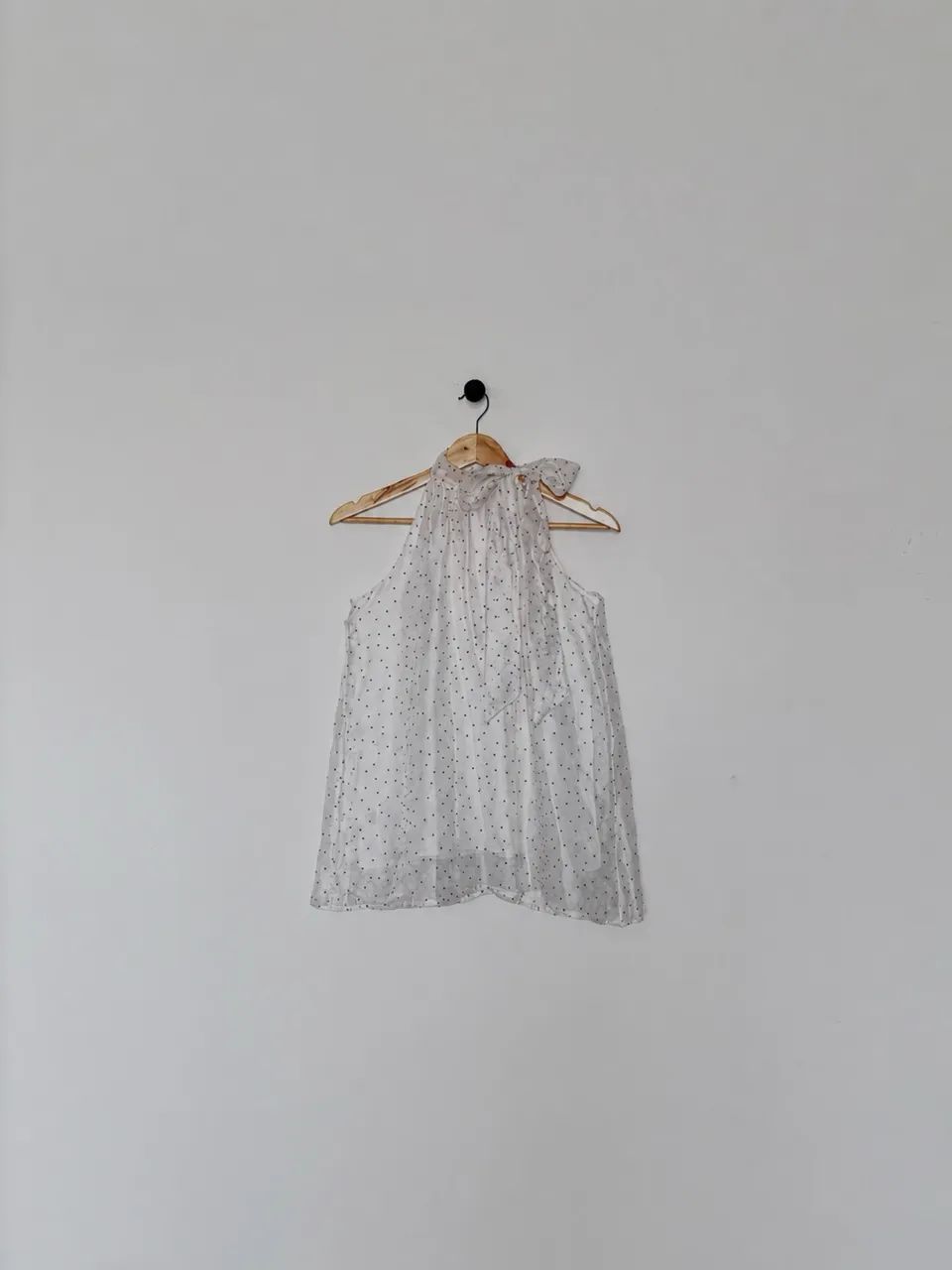 Blusa com Estampa de Poá