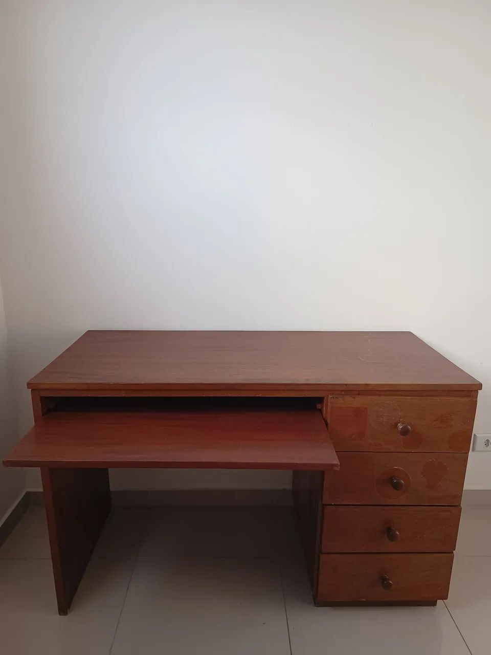 Escrivaninha Madeira Maciça Mogno  - Foto 3
