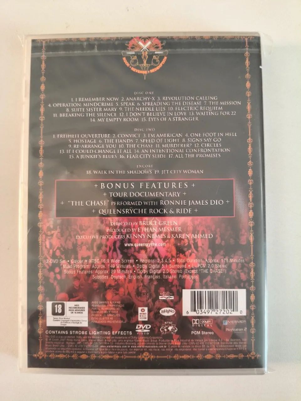 DVD Duplo Queensryche Mindcrime at the moore - Foto 2