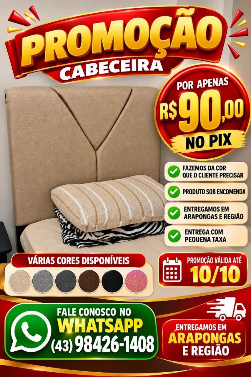 Cabeceira solteiro 