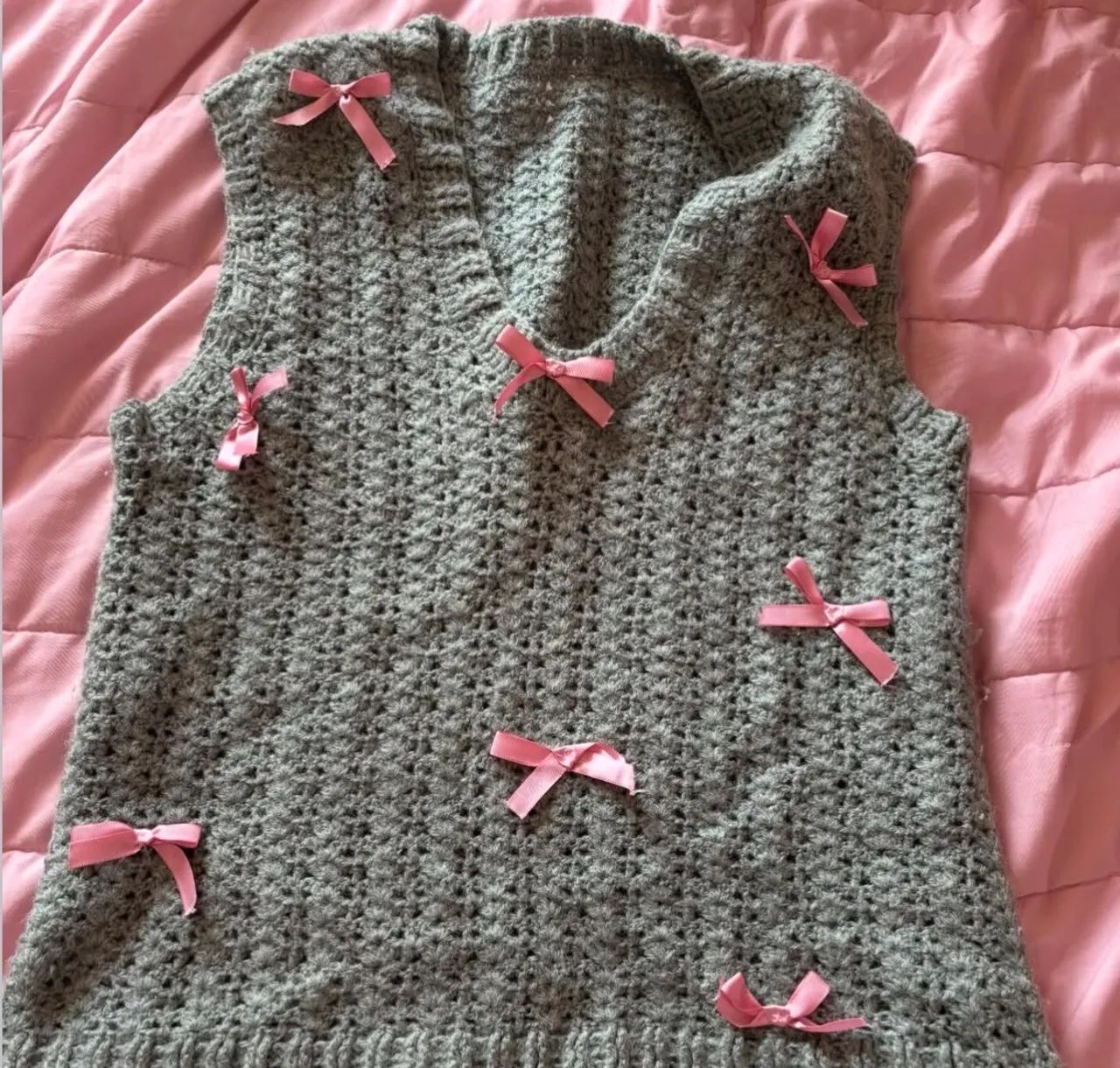 Colete Coquette de trico
