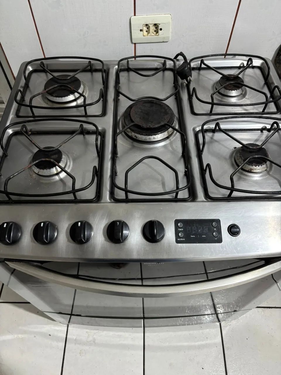 FOGÃO ELECTROLUX 5 BOCAS COM TIMER DIGITAL  - Foto 4