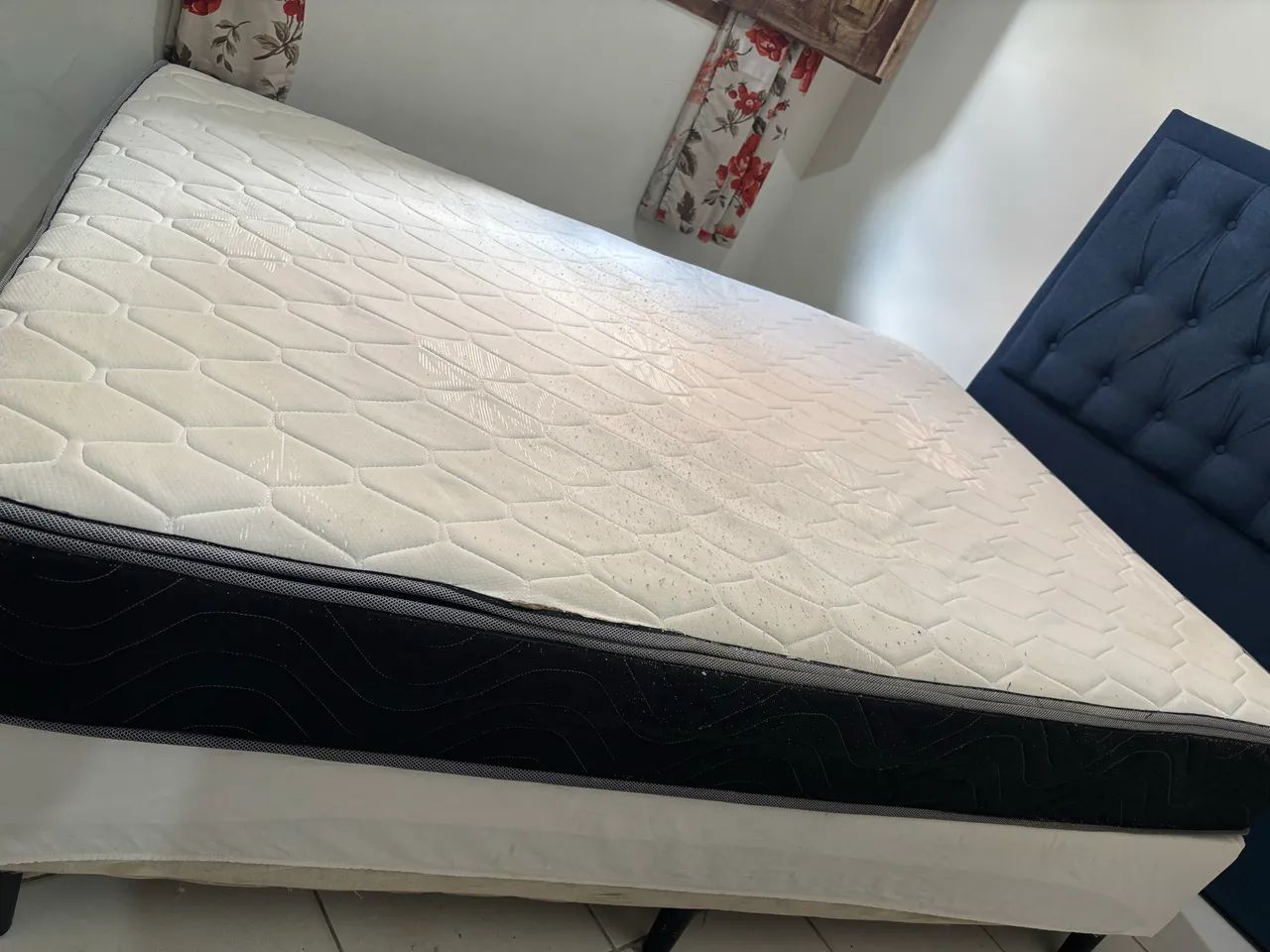 Cama (Base/ colchão/ cabeceira)  - Foto 2