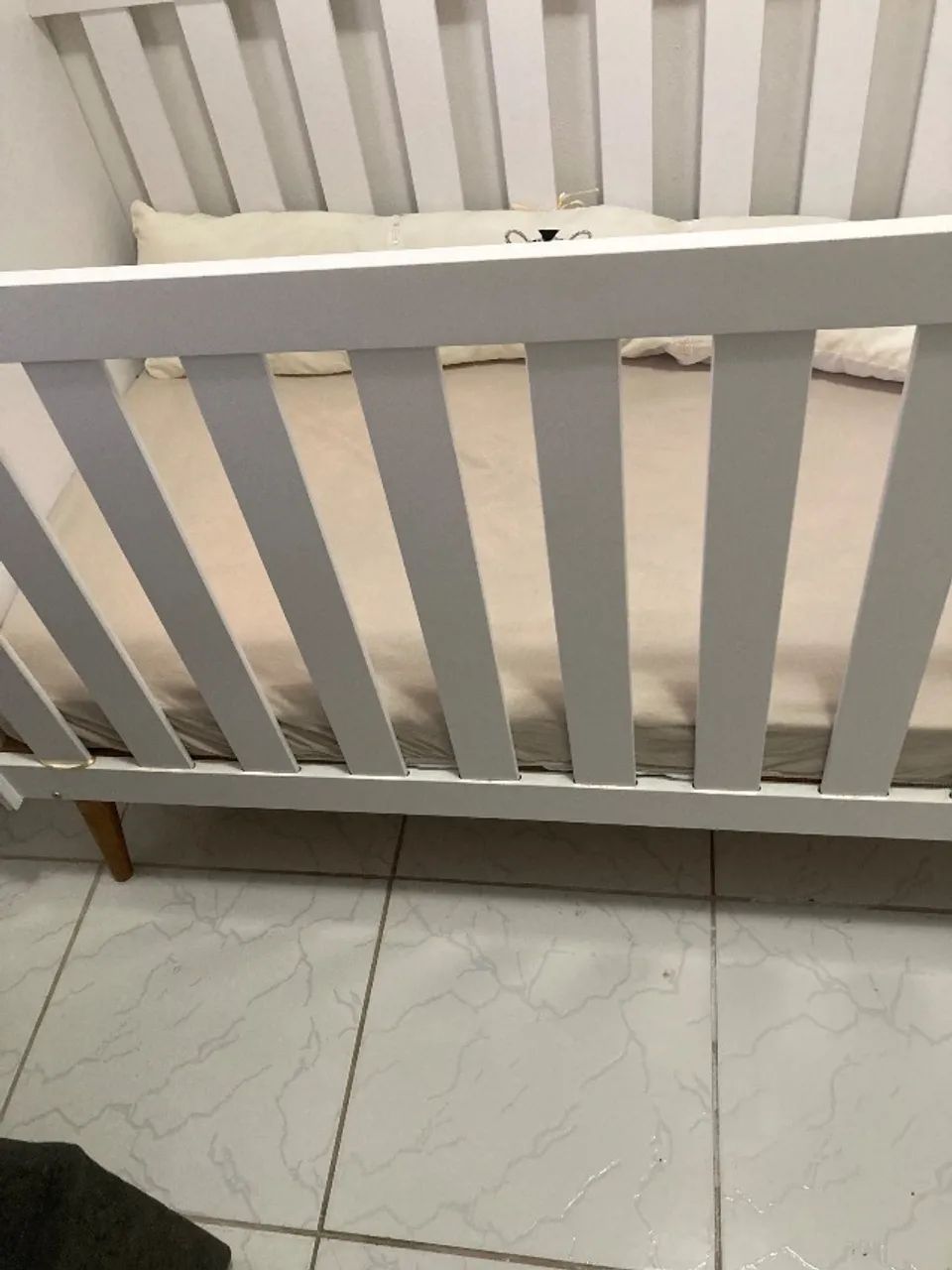 Berço + colchão cadeira de amamentação  - Foto 3