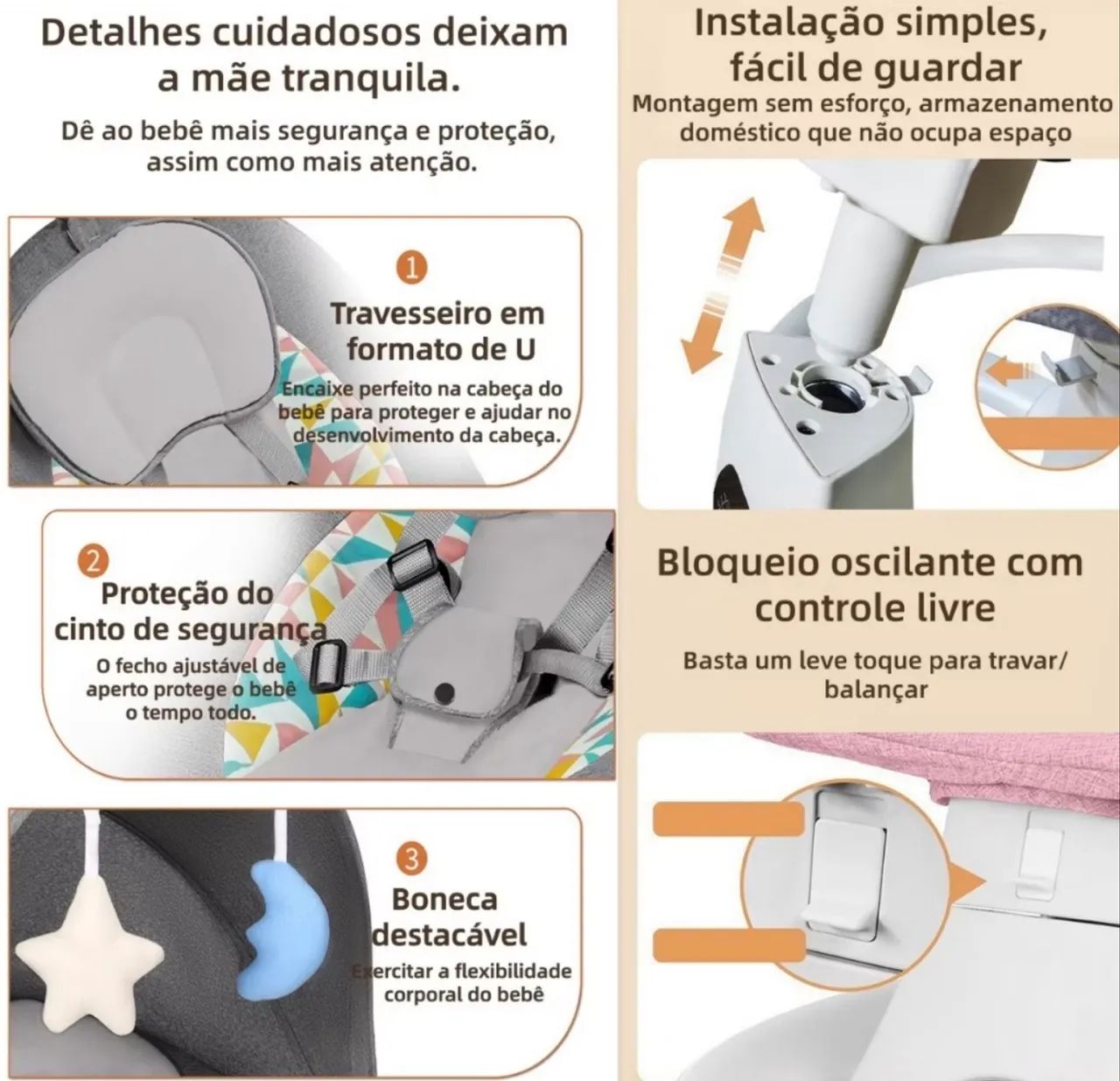 Cadeira elétrica de bebê  - Foto 2
