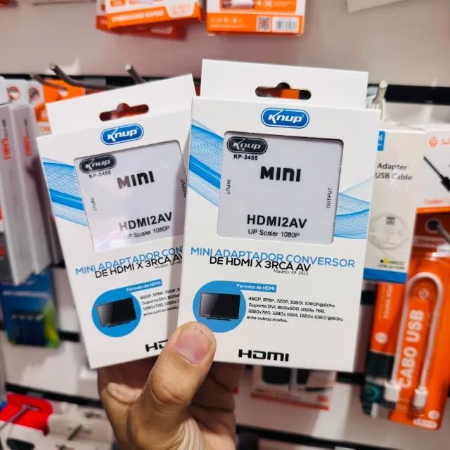 Conversor Hdmi Para Rca Av Video Composto Hdmi2av