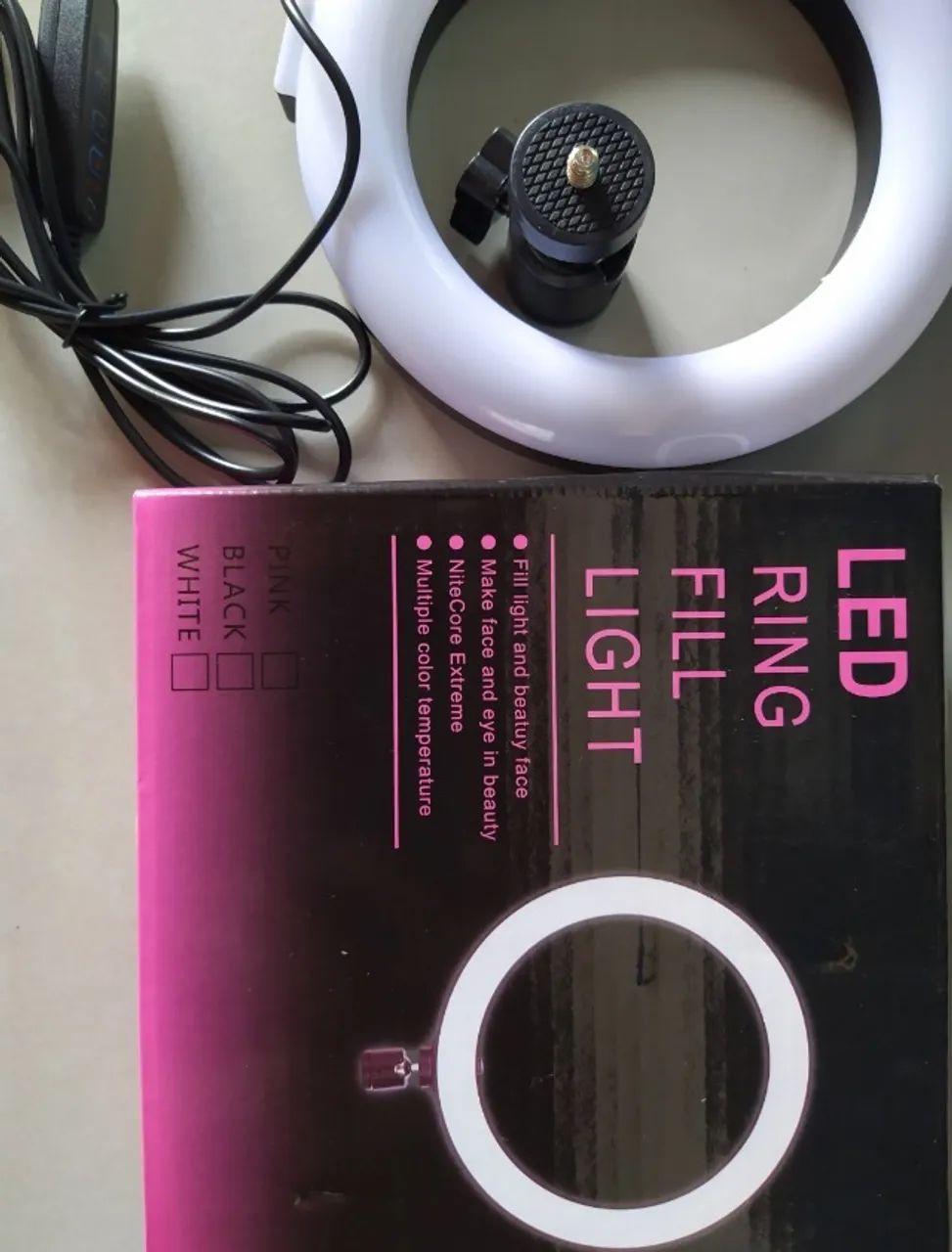 Anel Led Médio com acessórios - Foto 5